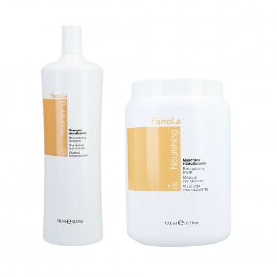 fanola Fanola Nourishing Restructuring Shampoo & Mask Twin Pack 1000ml+1500ml