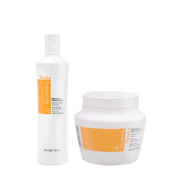 fanola Fanola Nourishing Shampoo & Mask Twin Pack 350ml + 500ml