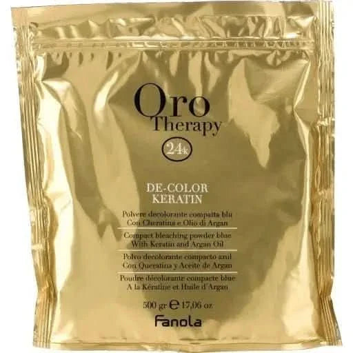 fanola Fanola Oro Therapy De-Color Keratin Blue Bleaching Powder - 500g