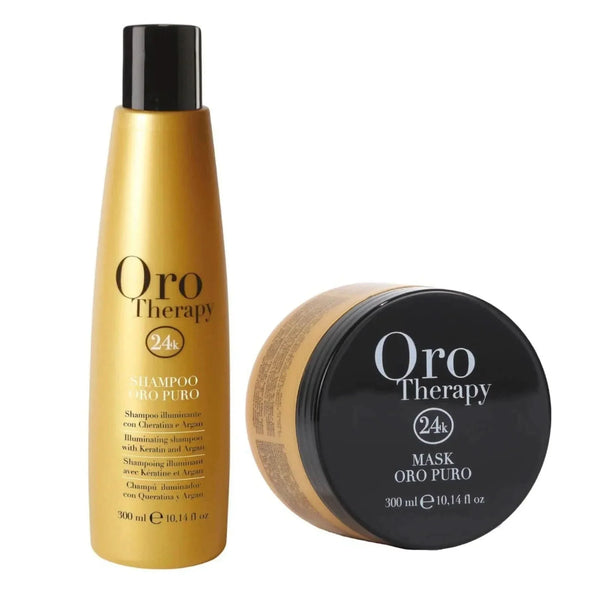 fanola Fanola Oro Therapy Keratin & Argan Oil Shampoo+Mask Twin Pack 2x300ml