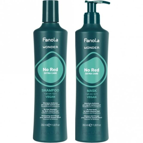 fanola Fanola Wonder No Red Shampoo & Mask Twin Pack 2 x 350ml