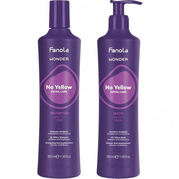 fanola Fanola Wonder No Yellow Shampoo & Mask Twin Pack 2 x 350ml
