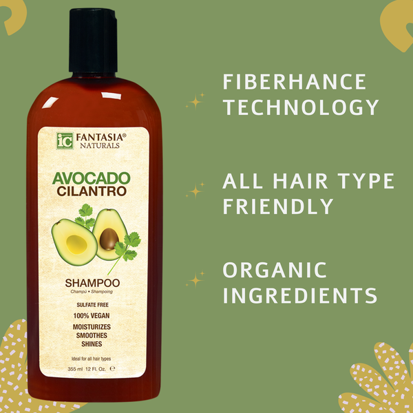 Fantasia Avocado Cilantro Shampoo 12 Oz