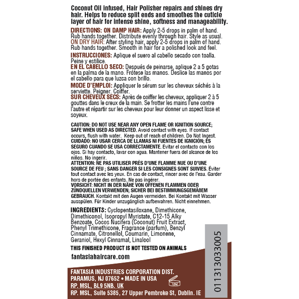 Fantasia Coconut Oil 6 Oz