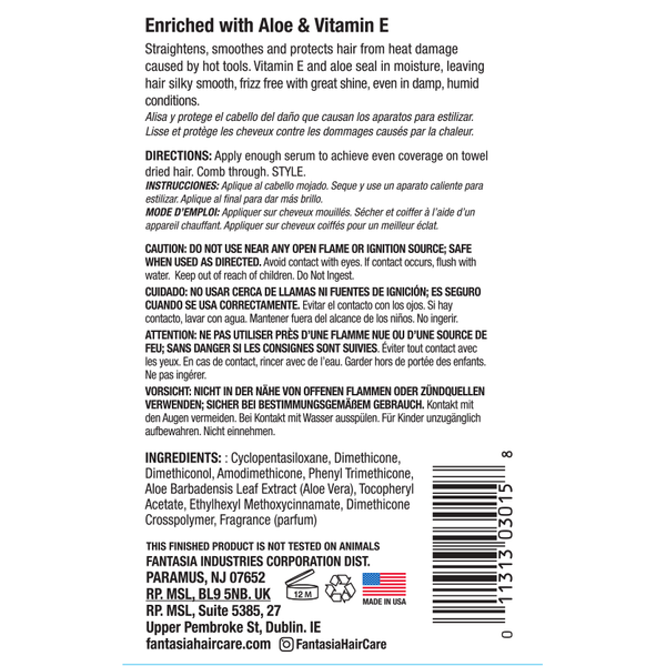 Fantasia HEAT PROTECTOR ‣ Straightening Serum / 2 Oz