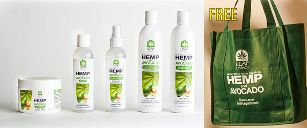 fantasia Hemp & Avocado Leaf Legacy Bundle w/FREE TOTE
