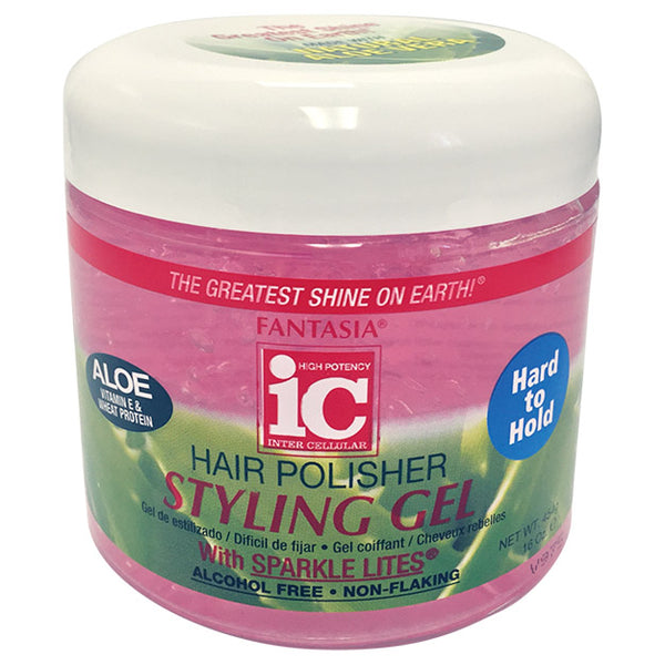 fantasia IC HAIR POLISHER ‣ HARD TO HOLD ‣ Styling Gel Jar 16 oz