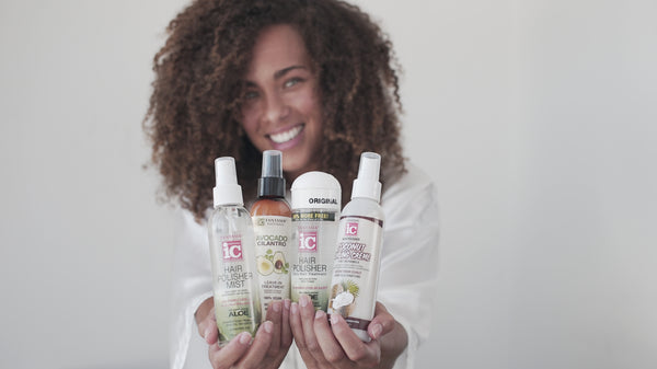 Fantasia IC HAIR POLISHER SERUM ‣ 2 Oz. Aloe Enriched Daily Hair Treatment / Travel Size