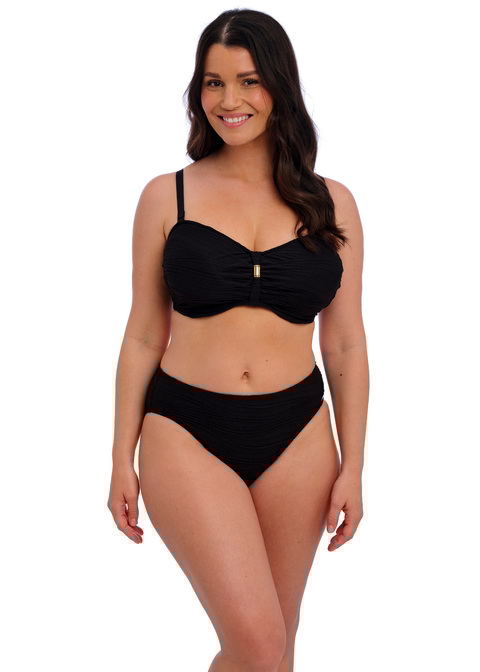 Fantasie Bandeau Bikini Top Black