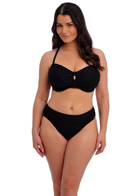Fantasie Bandeau Bikini Top Black