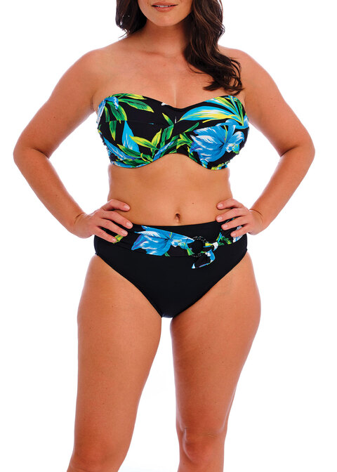 Fantasie Bandeau Bikini Top Black