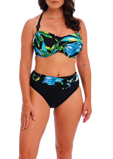 Fantasie Bandeau Bikini Top Black