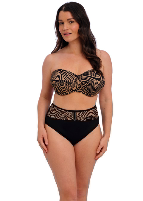 Fantasie Bandeau Bikini Top Mocha