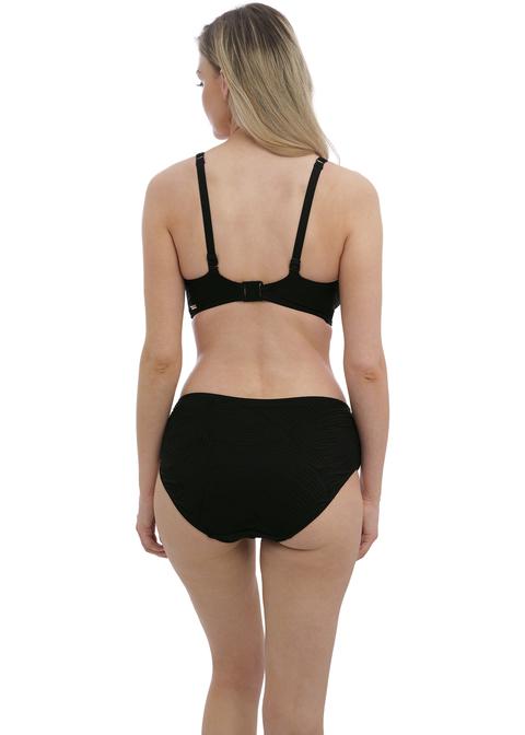 Fantasie Deep Gathered Bikini Brief Black