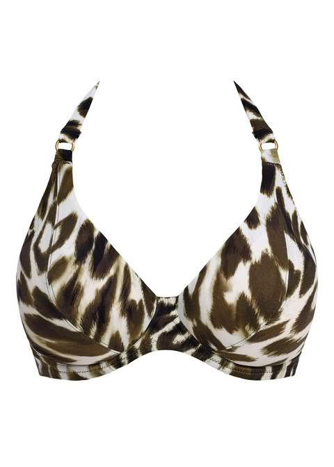 Fantasie Halter Bikini Top Cactus