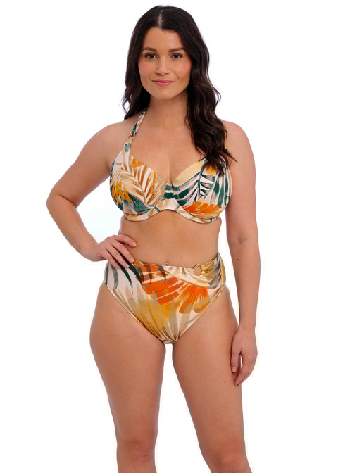 Fantasie Halter Bikini Top Warm Sunset