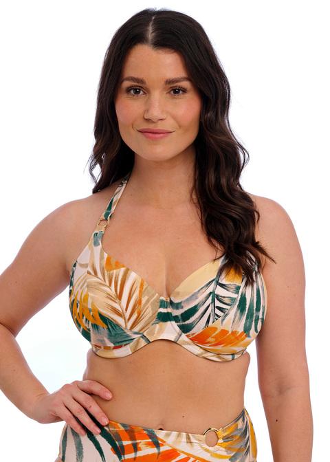 fantasie Halter Bikini Top Warm Sunset