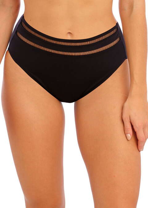 fantasie High Waist Bikini Brief Black