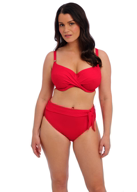 Fantasie High Waist Bikini Brief Radiant Red