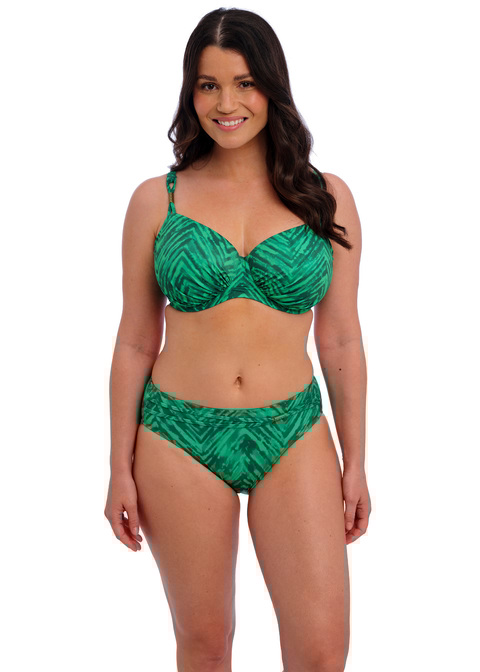 Fantasie Mid Rise Bikini Brief Emerald