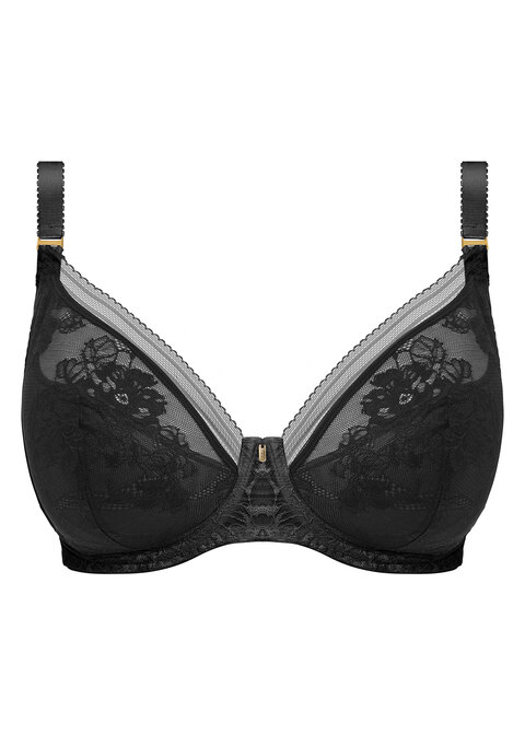 Fantasie Padded Plunge Bra Black