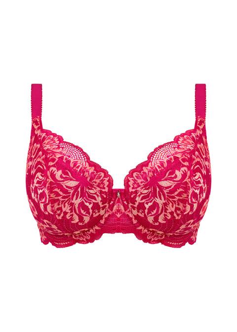 Fantasie Padded Plunge Bra Cerise