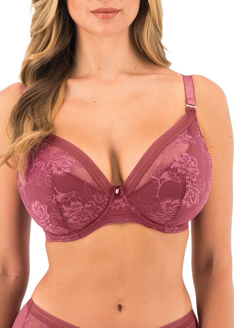 fantasie Padded Plunge Bra Rosewood