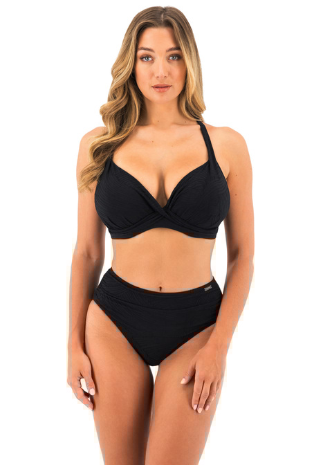 Fantasie Plunge Bikini Top Black
