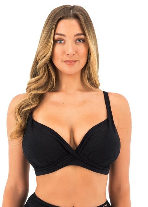 fantasie Plunge Bikini Top Black