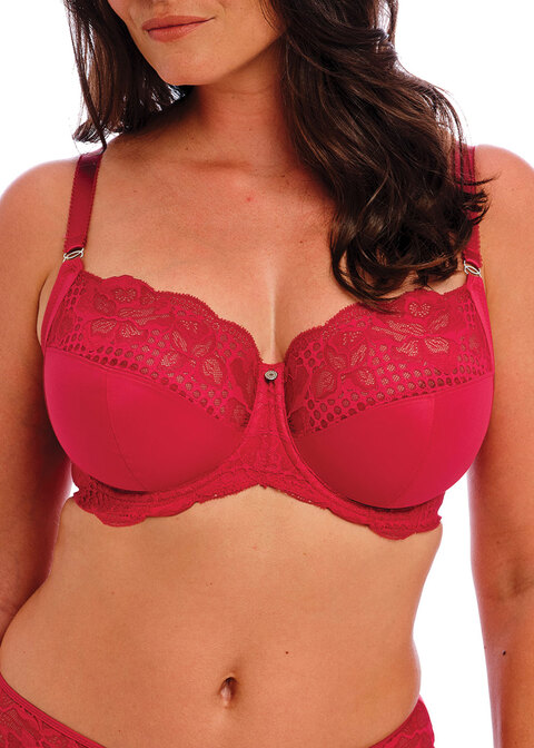 fantasie Side Support Bra Red