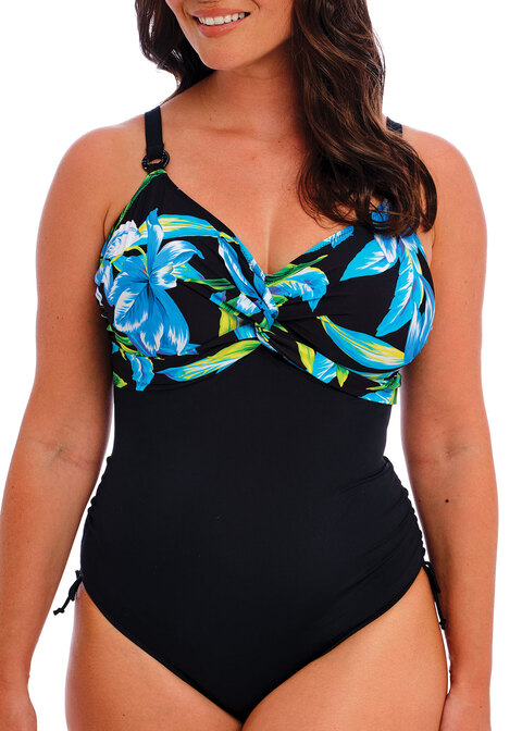 fantasie Twist Front Swimsuit Black