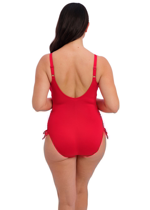 Fantasie Twist Front Swimsuit Radiant Red
