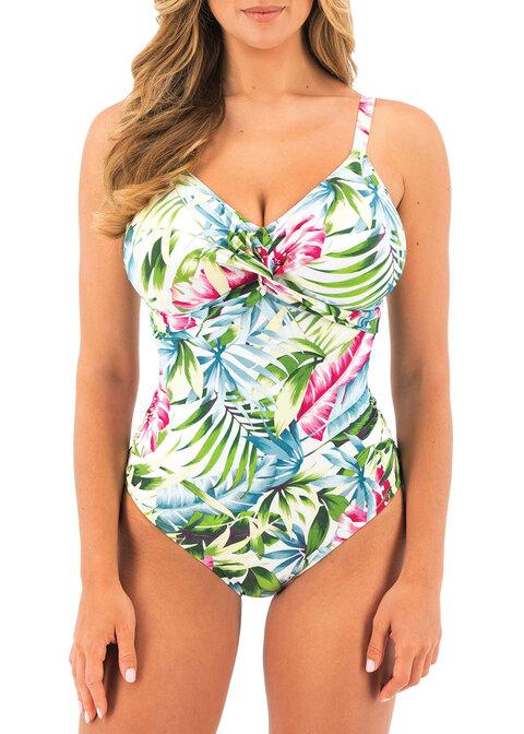 Fantasie Twist Front Swimsuit White