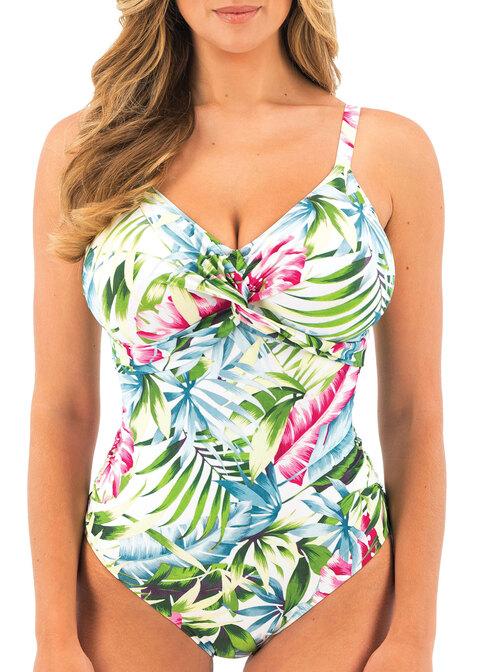 fantasie Twist Front Swimsuit White