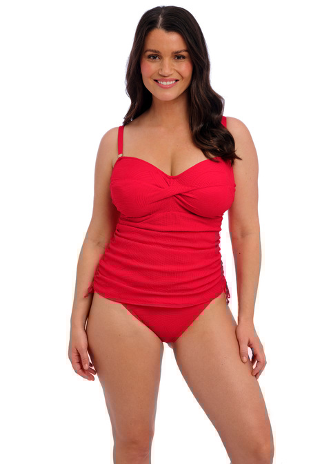 Fantasie Twist Front Tankini Top Radiant Red