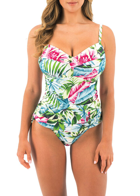 Fantasie Twist Front Tankini Top White