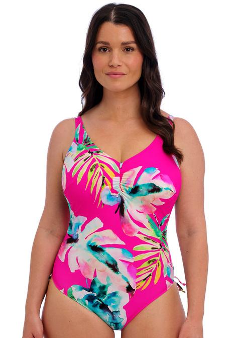 fantasie V-Neck Swimsuit Peony