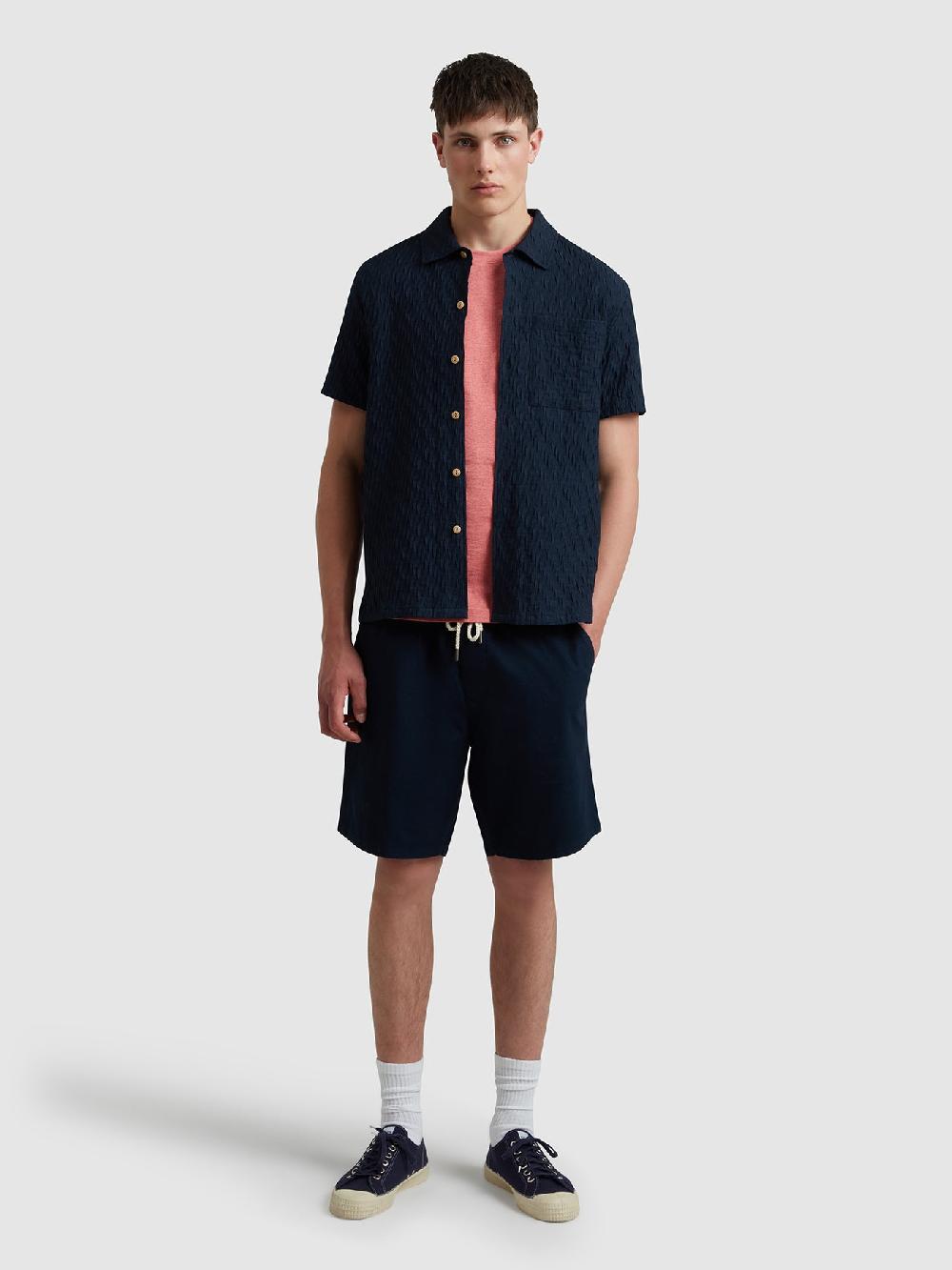 Farah Danny Regular Fit Organic Cotton T-Shirt In Carnation Pink Marl