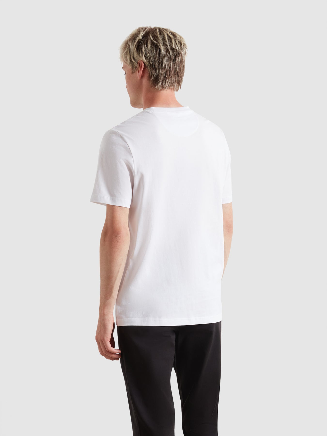 Farah Danny Regular Fit Organic Cotton T-Shirt In White