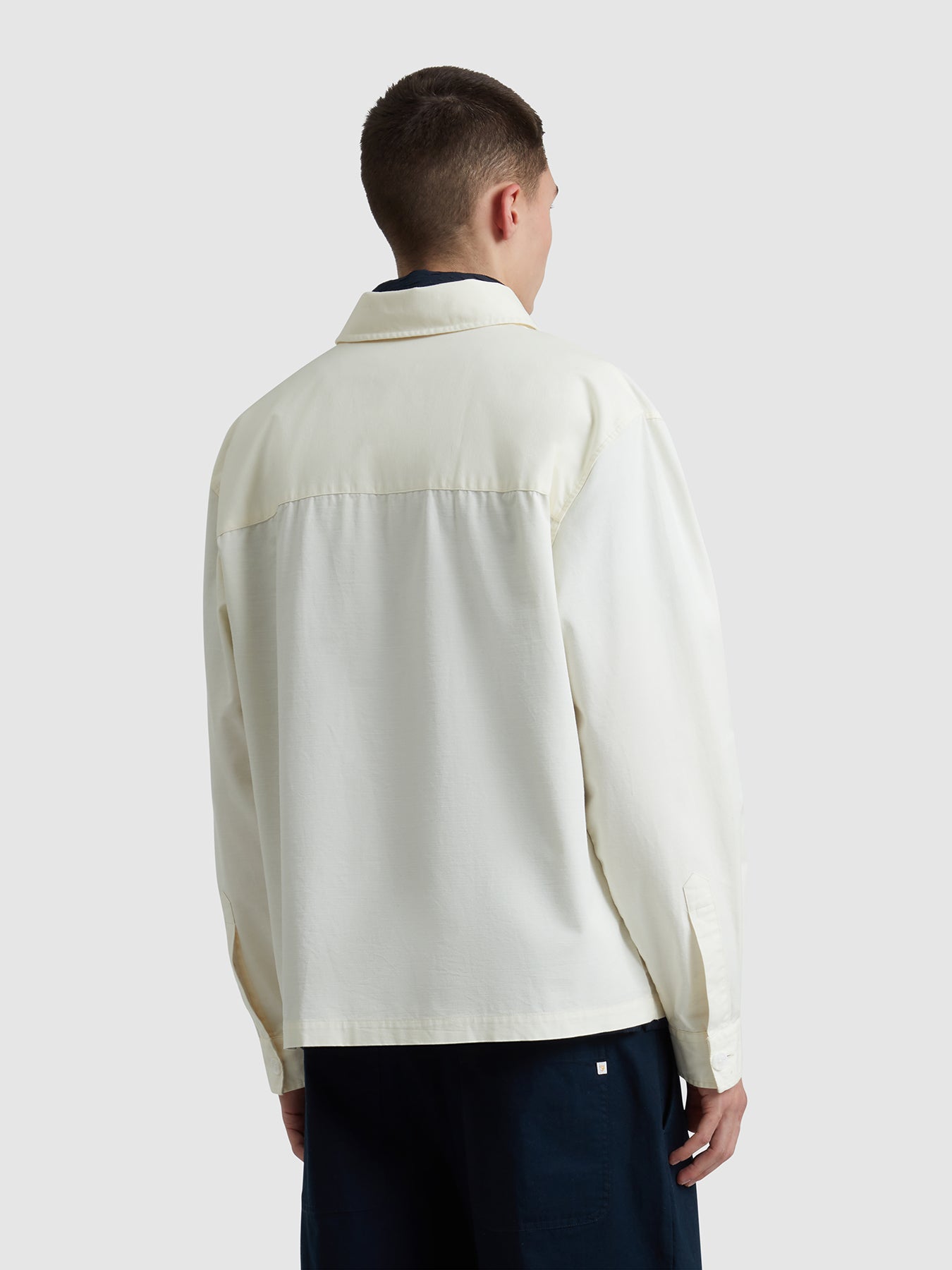 Farah Aiden Overshirt In Ecru