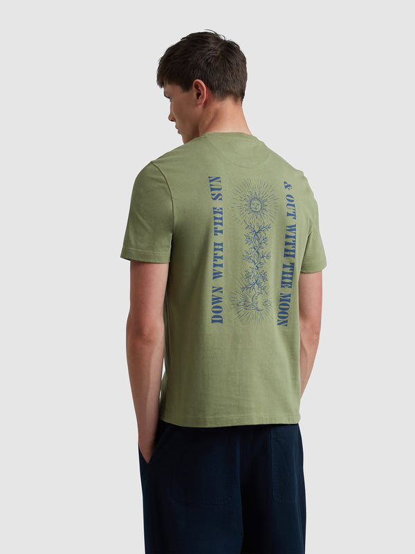 farah Bulford Graphic T-Shirt In Rocket Green