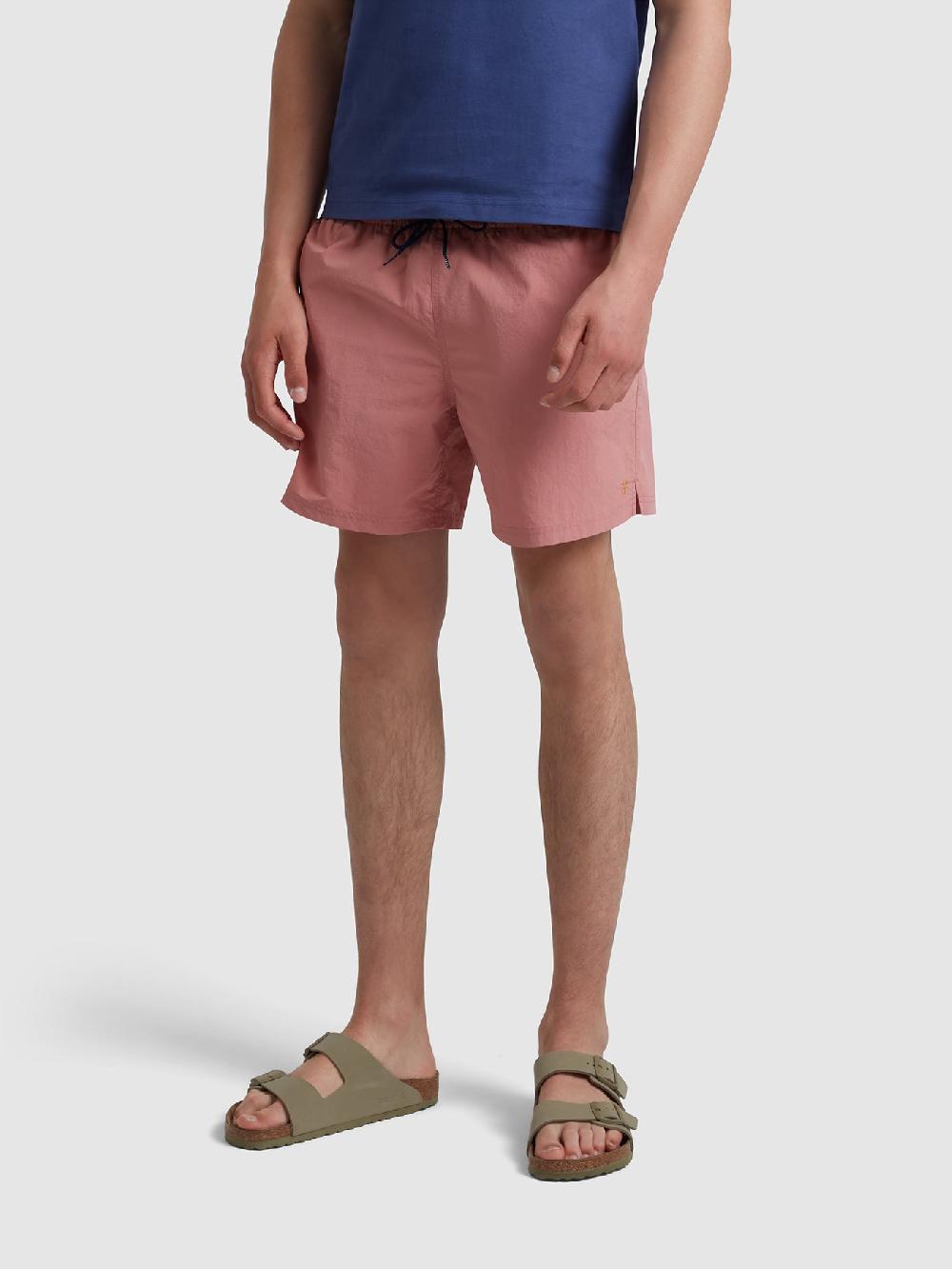 Farah Colbert Swim Shorts In Carnation Pink