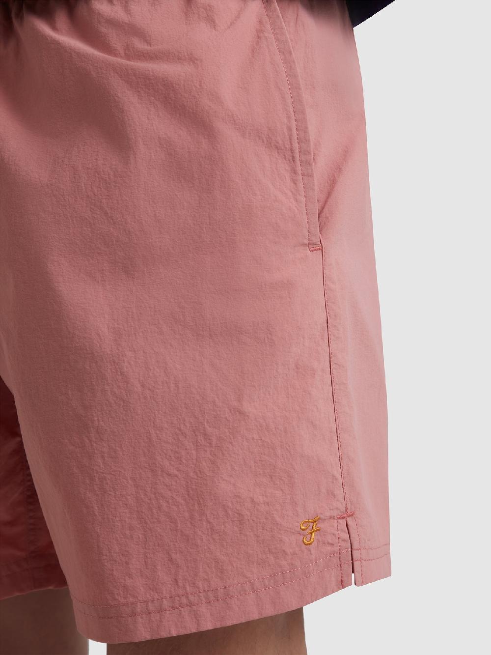 Farah Colbert Swim Shorts In Carnation Pink