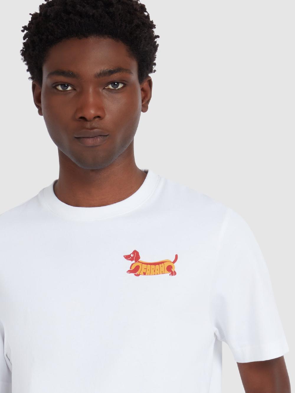 Farah Devon Graphic T-Shirt In White