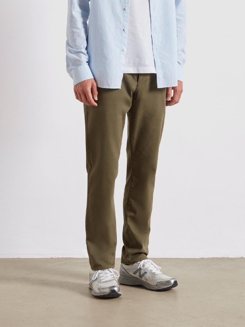 Farah Elm Slim Fit Chinos In Olive Green