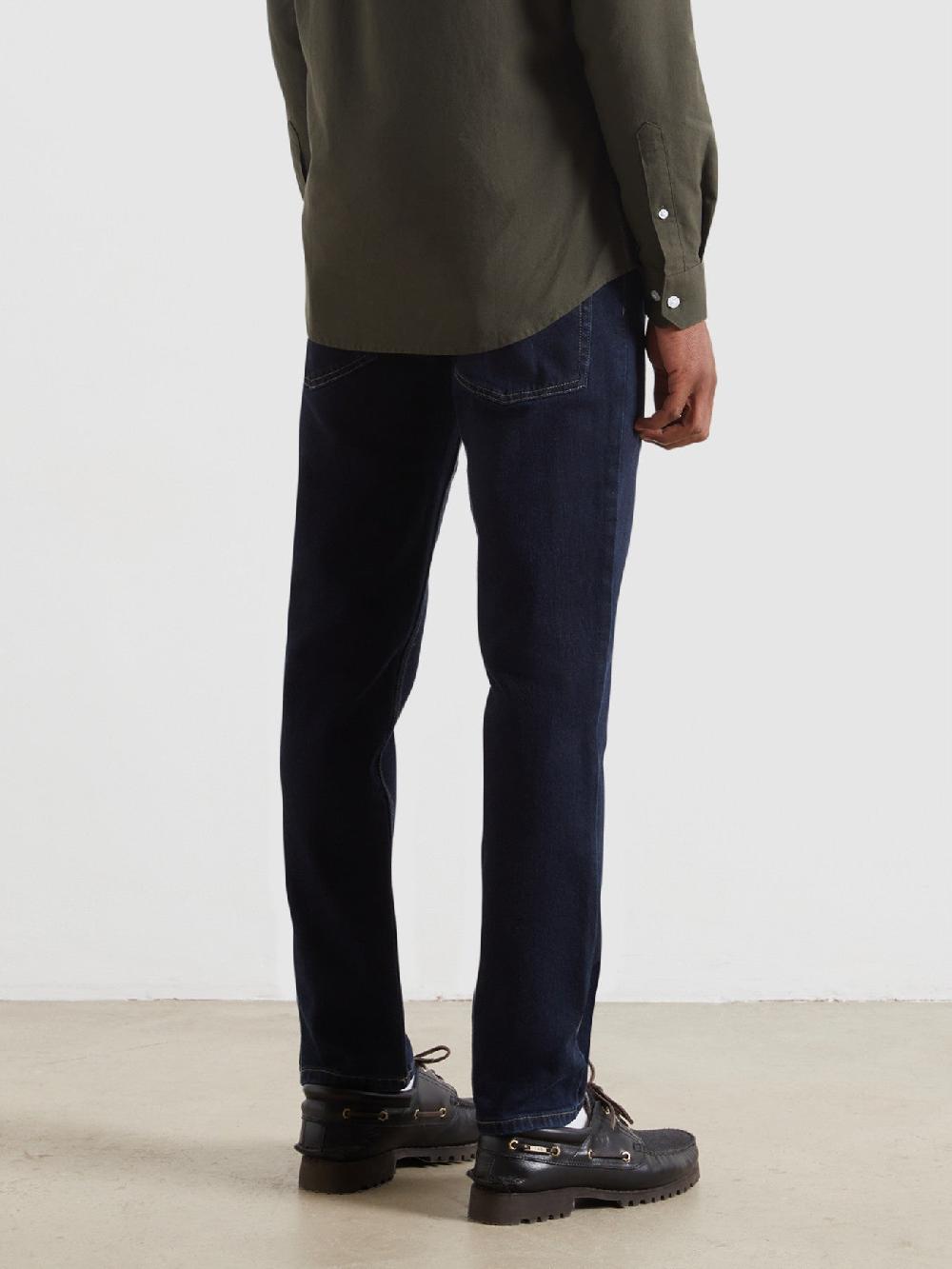 Farah Elm Slim Fit Jeans In Rinse Denim