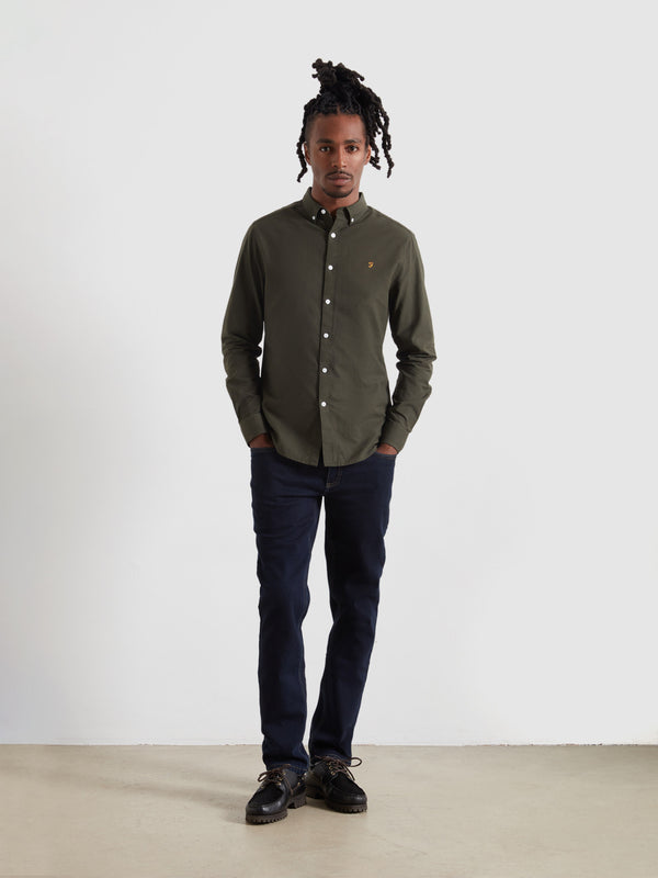 farah Elm Slim Fit Jeans In Rinse Denim