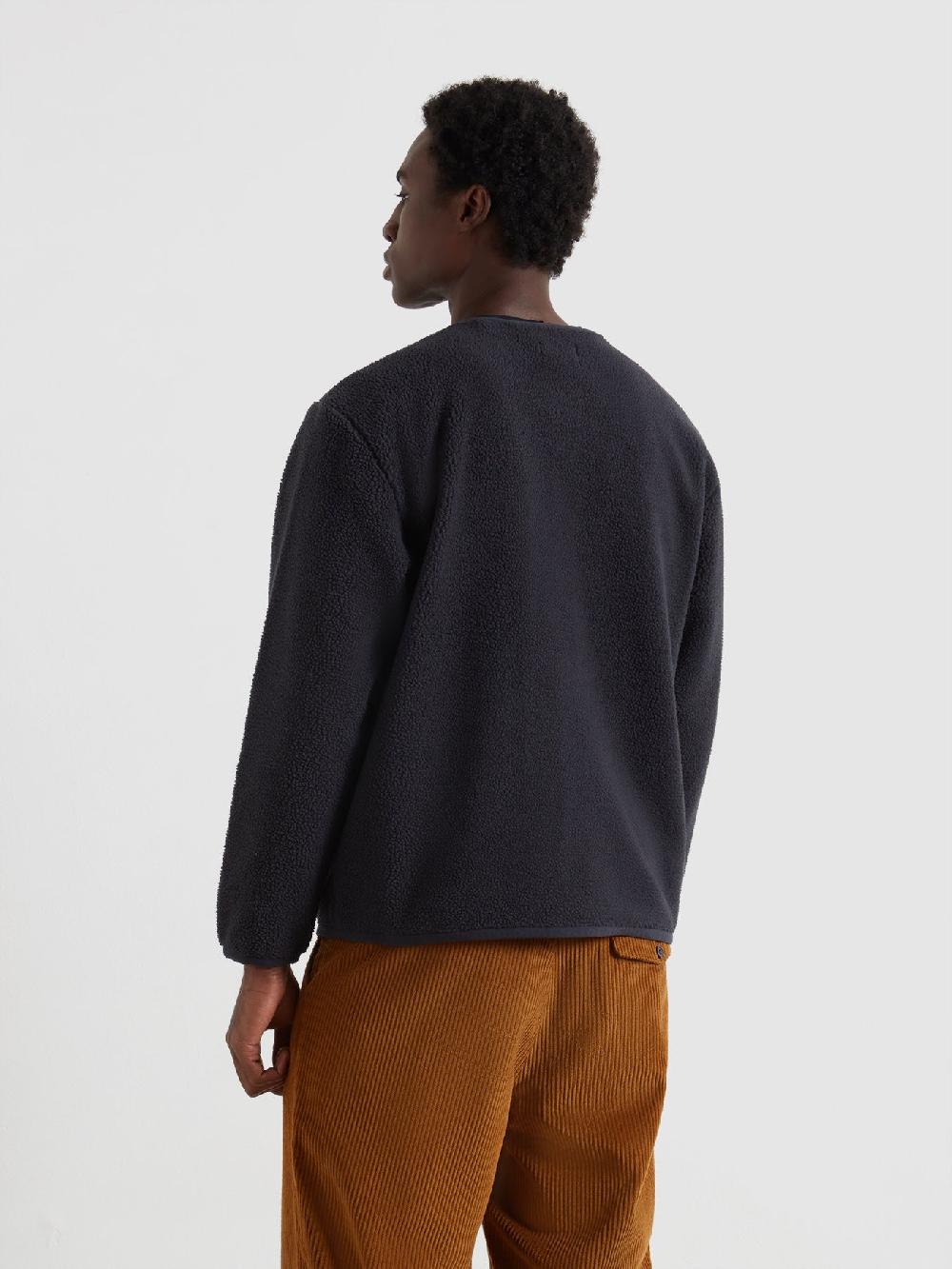 Farah Fletcher Zip Through Fleece In True Navy