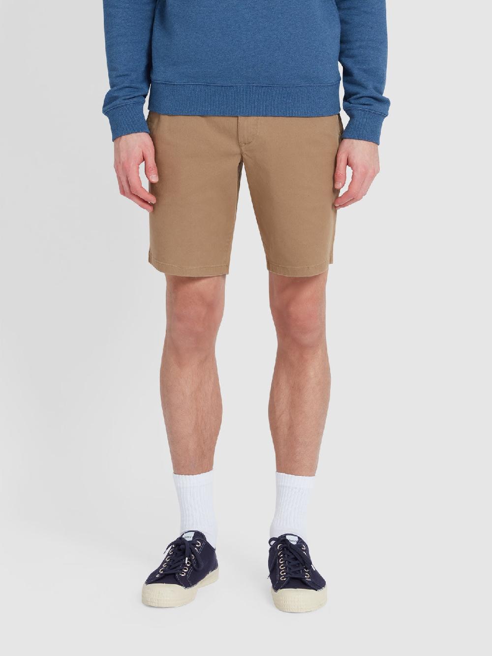 Farah Hawk Chino Shorts In Beige