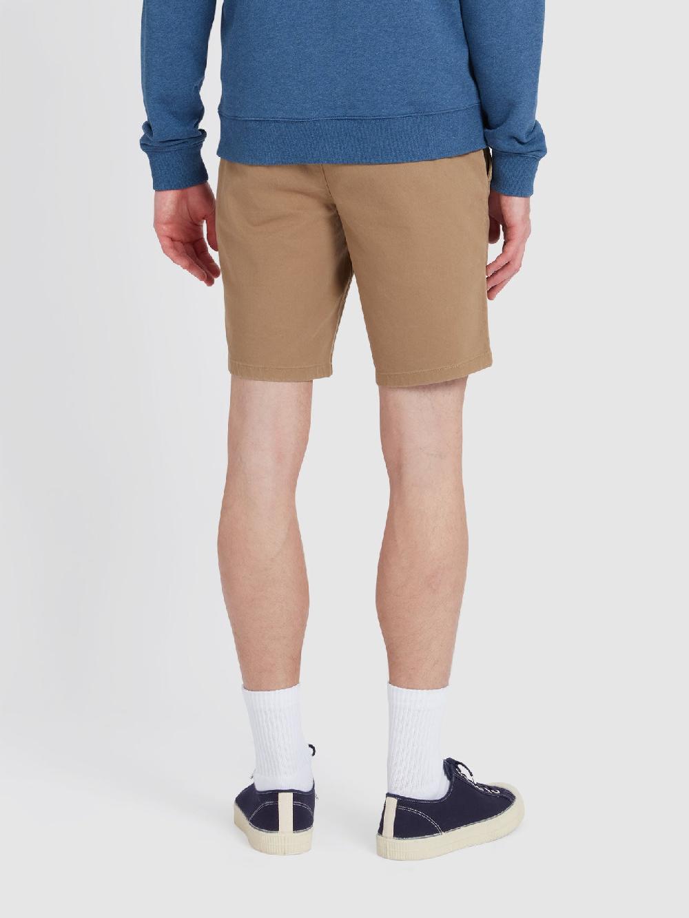 Farah Hawk Chino Shorts In Beige